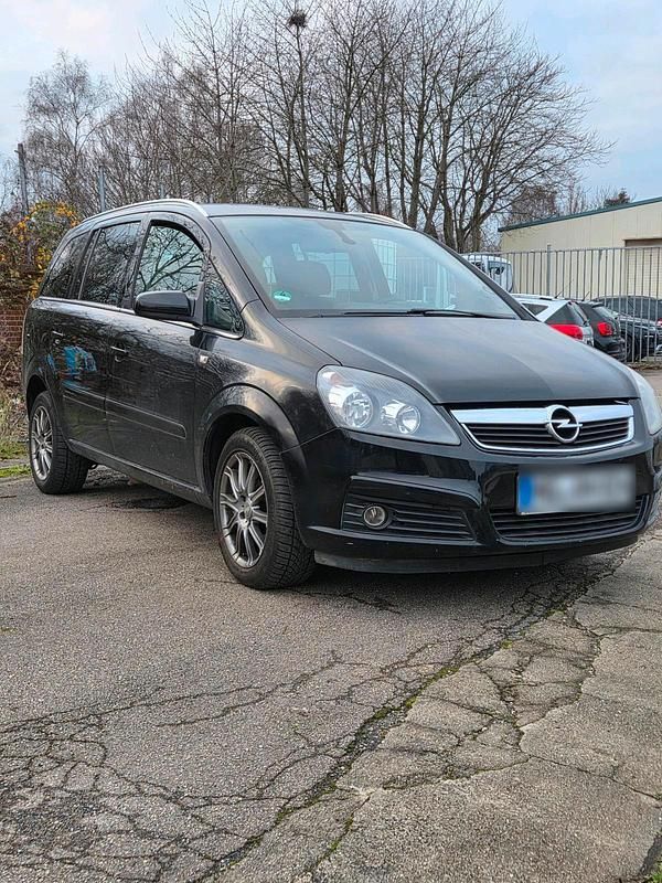 Schwarz Gebraucht 2007 Opel Zafira Van / Kleinbus | 1.400 € (Superpreis) - Bild 1/4