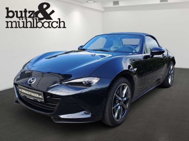 Jet black (metallic) Gebraucht 2023 Mazda MX5 Kizuna Cabrio | 30.980 € (Fairer Preis) - Bild 1/3