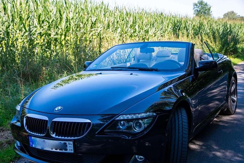 Schwarz Gebraucht 2008 BMW 630 Cabriolet Cabrio | 23.900 € (Etwas zu teuer) - Bild 1/4