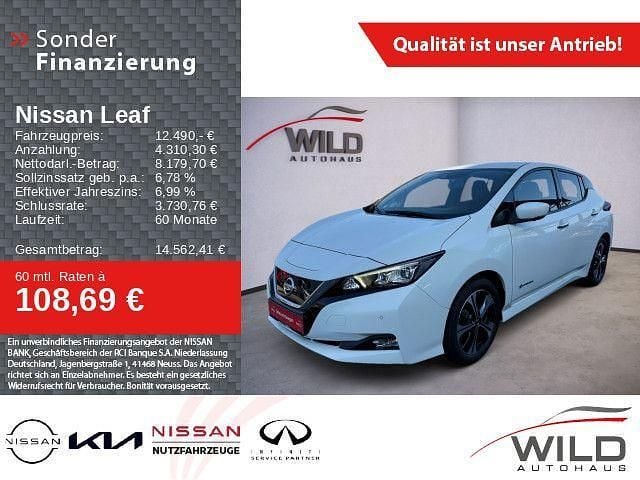 Weiß Gebraucht 2018 Nissan Leaf N-Connecta Kleinwagen | 12.490 € (Fairer Preis) - Bild 1/4