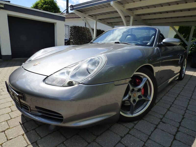 Sealgrau metallic Gebraucht 2004 Porsche Boxster S Cabrio | 22.900 € (Etwas zu teuer) - Bild 1/4