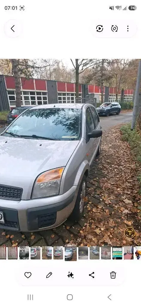 Gebraucht Ford Fusion 2007 Silber Kleinwagen