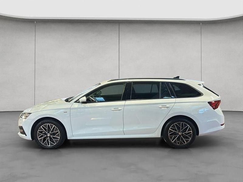 Gebraucht Skoda Octavia Clever 116 PS (85 kW) 2022 Moonweiß perleffekt Kombi