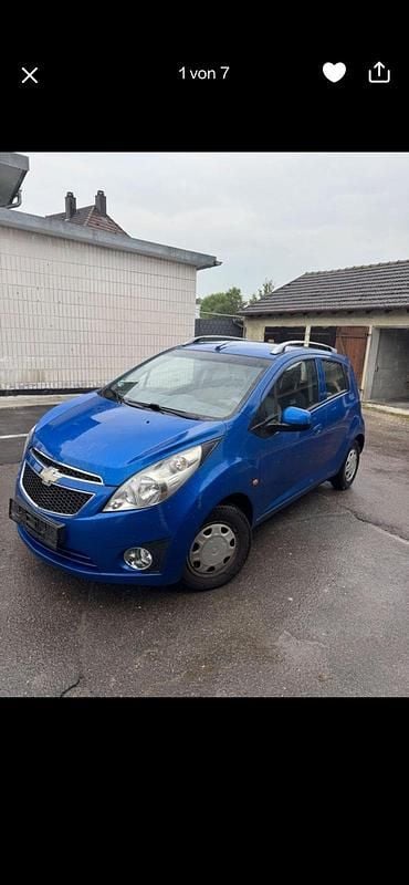Blau Gebraucht 2010 Chevrolet Spark Kleinwagen | 1.300 € (Superpreis) - Bild 1/4