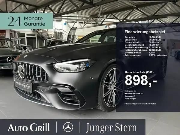 Grau Gebraucht 2022 Mercedes C63 AMG Limousine | 77.790 € (Fairer Preis) - Bild 1/4