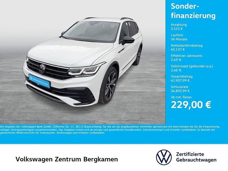 Weiß Gebraucht 2025 VW Tiguan Allspace R-line SUV | 43.662 € (Etwas zu teuer) - Bild 1/3
