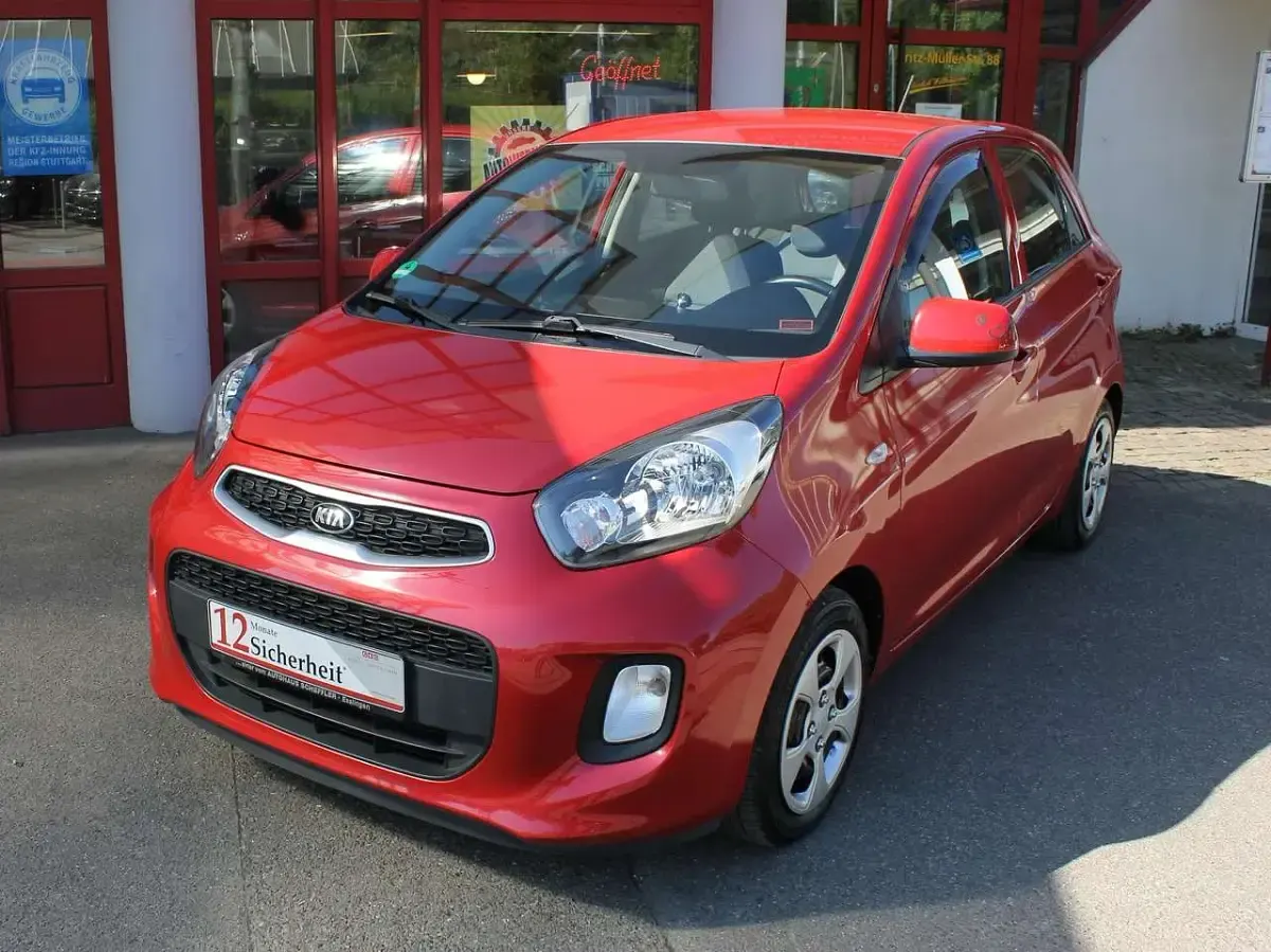 Brugt Kia Picanto 67 HK (49 kW) 2017 Rød Hatchback