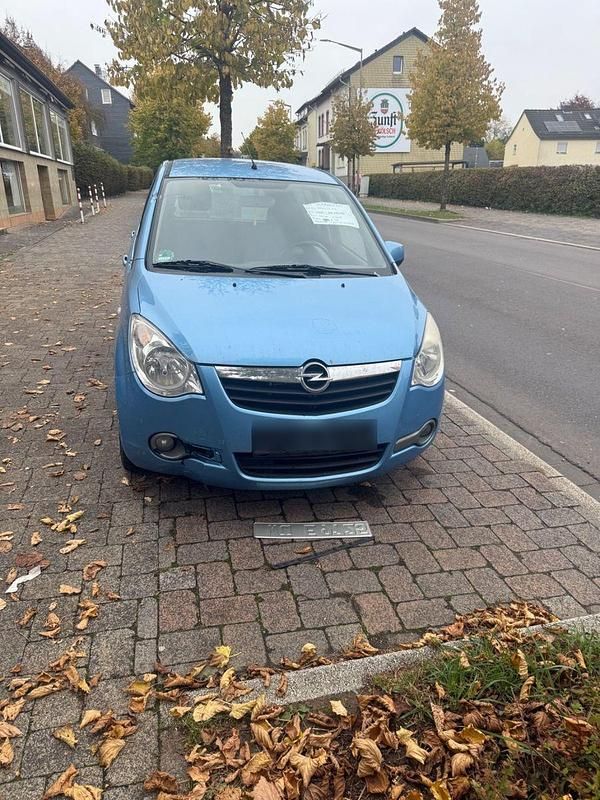Blau Gebraucht 2008 Opel Agila Edition Kleinwagen | 900 € (Superpreis) - Bild 1/4