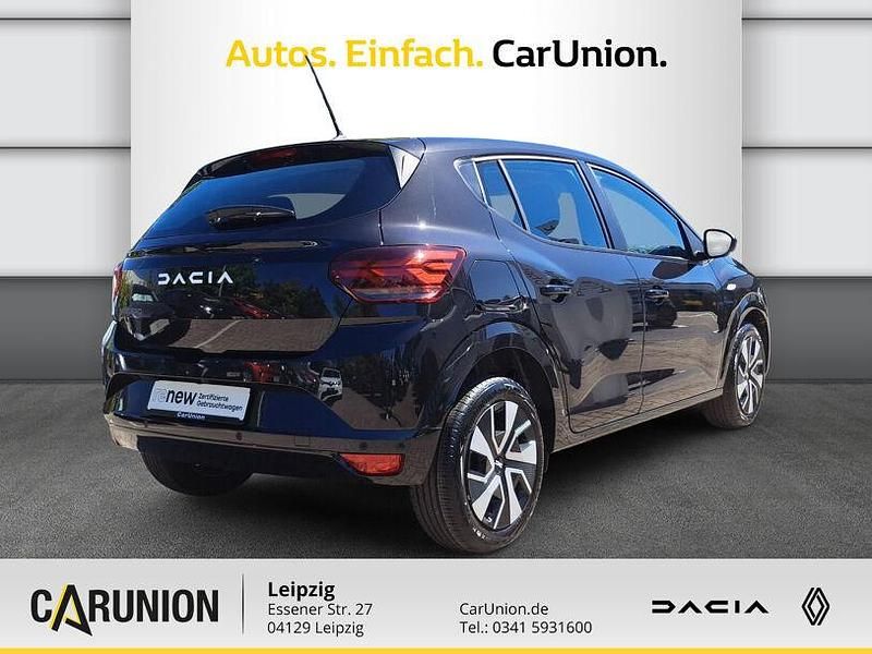 Neu Dacia Sandero Expression 91 PS (66 kW) 2025 Perlmuttschwarz metallic Limousine