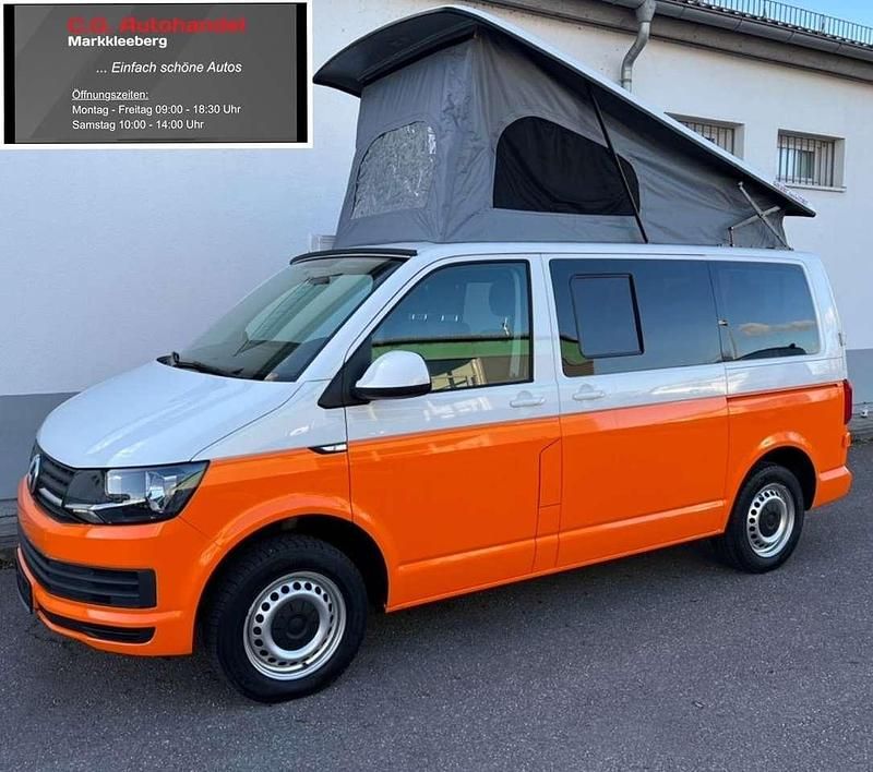 Weiß orangemetallic foliert Gebraucht 2019 VW T6.1 Beach Van | 45.900 € - Bild 1/4