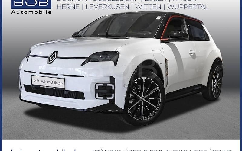 Neu Renault R5 Iconic 110 kW (150 PS) 2025 Perlmuttweiß + black pearlschwarz (weiß) Kleinwagen