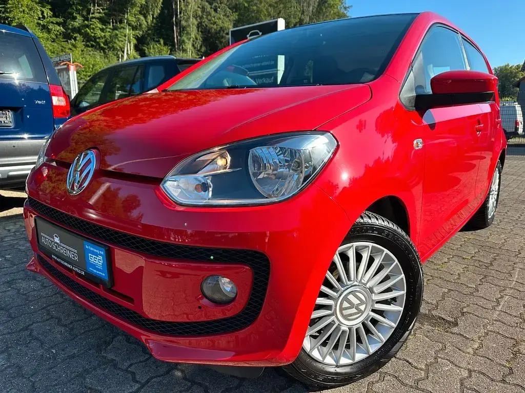 Gebraucht VW up! high up! 60 PS (44 kW) 2014 Tornadorot Kleinwagen