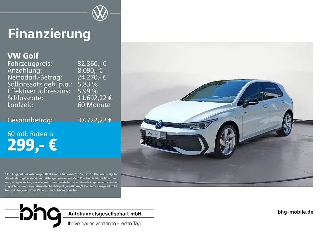 Gebraucht VW Golf VIII GTE 272 PS (200 kW) 2025 Limousine