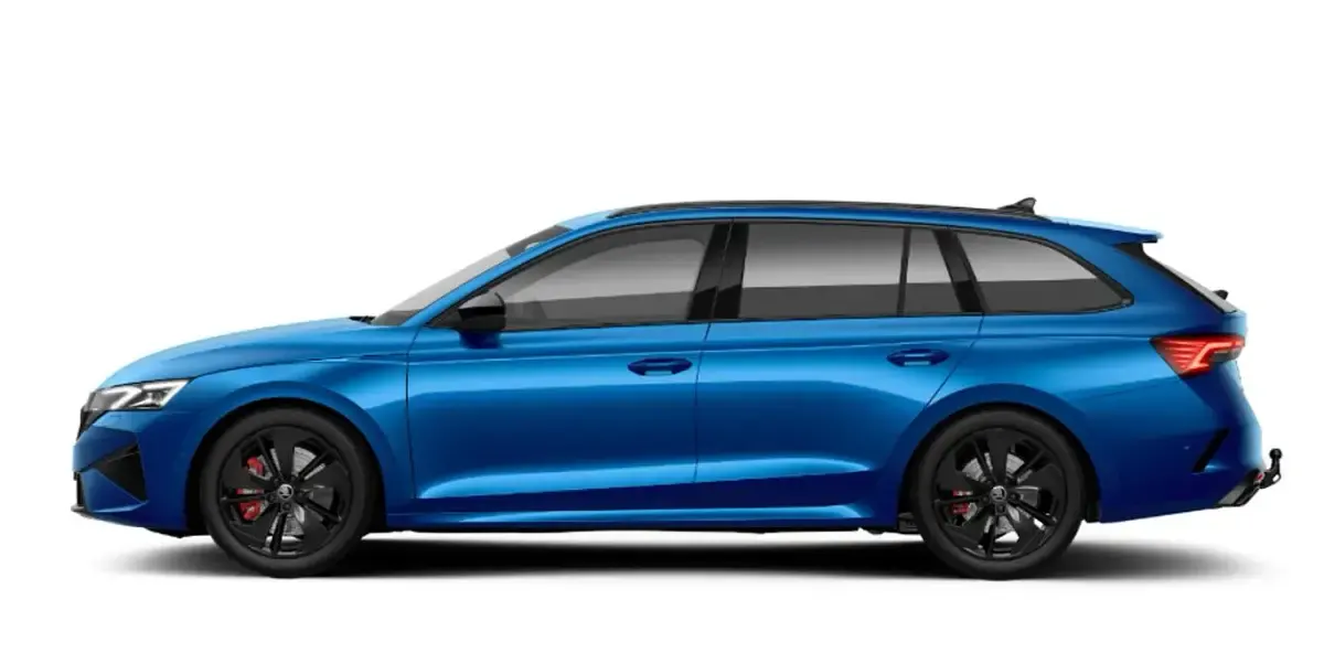 Neu Skoda Octavia RS 265 PS (194 kW) 2026 Race blue metallic Kombi
