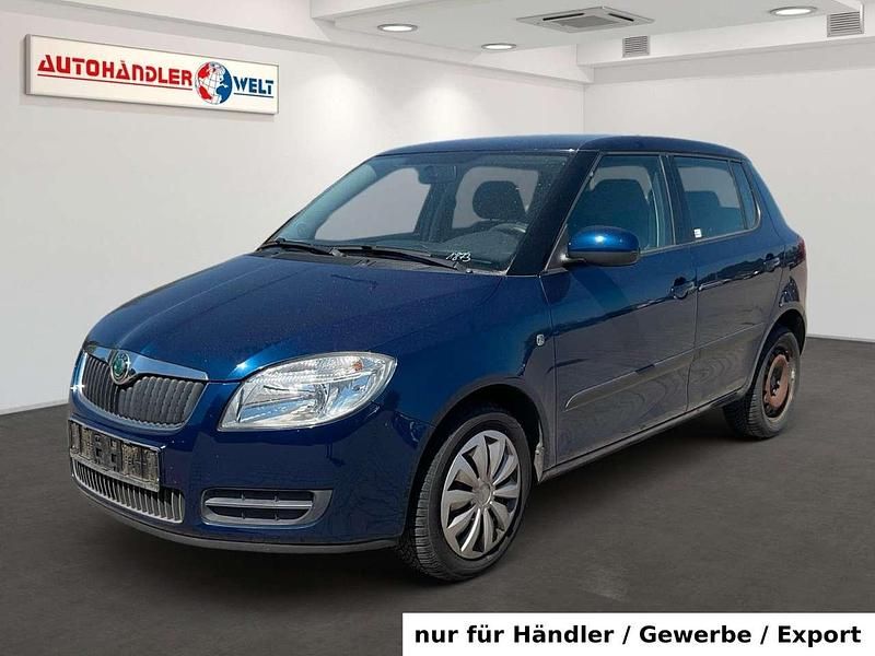 Blau Gebraucht 2009 Skoda Fabia Kleinwagen | 2.899 € (Guter Preis) - Bild 1/3
