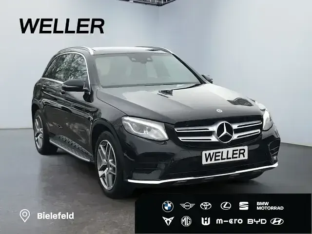 Gebraucht Mercedes GLC220 AMG line 194 PS (142 kW) 2019 Obsidianschwarz SUV