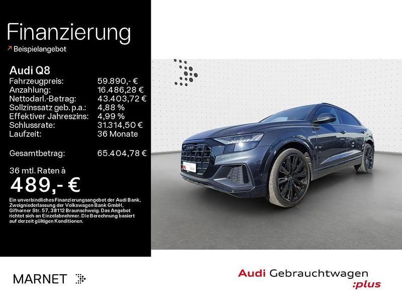 Daytonagrau perleffekt Gebraucht 2022 Audi Q8 S-Line SUV | 59.890 € (Guter Preis) - Bild 1/4