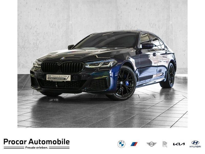 Blau Gebraucht 2021 BMW 520 M Sport Limousine | 41.910 € (Teuer) - Bild 1/3
