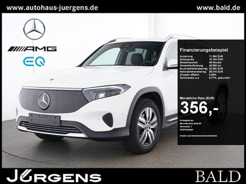 Weiss polarweiß Gebraucht 2024 Mercedes EQB300 Progressive SUV | 37.390 € (Fairer Preis) - Bild 1/4
