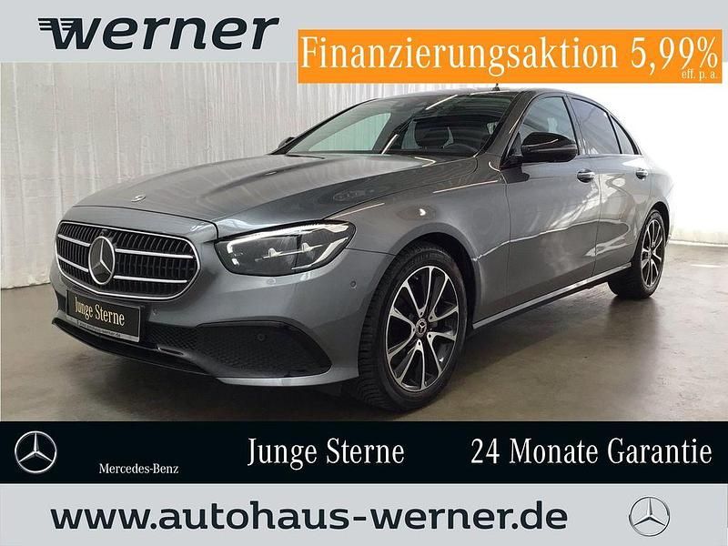 Selenitgrau (metallic) Gebraucht 2022 Mercedes E200 Avantgarde Limousine | 35.953 € (Fairer Preis) - Bild 1/4