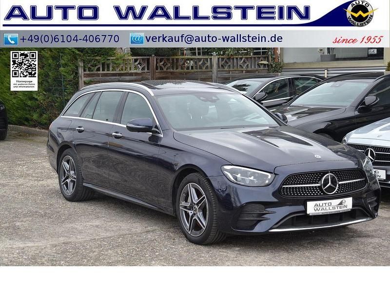 Nautikblaumetallic Gebraucht 2023 Mercedes E300 AMG line Kombi | 37.480 € (Guter Preis) - Bild 1/4