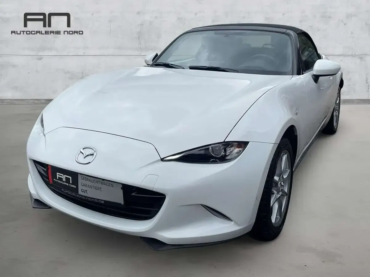 Gebraucht Mazda MX5 131 PS (96 kW) 2018 Weiß Cabrio
