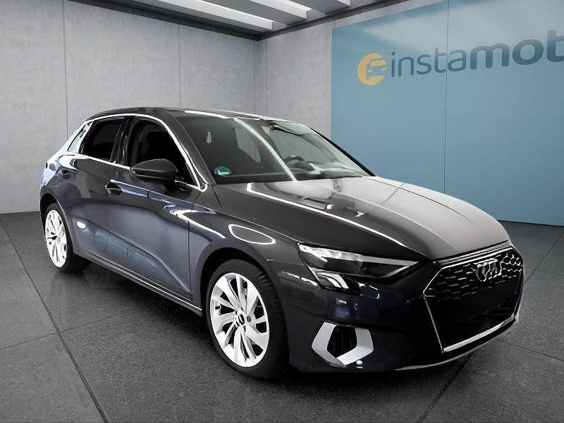 Grau Gebraucht 2022 Audi A3 Sportback e-tron Limousine | 25.649 € (Fairer Preis) - Bild 1/4