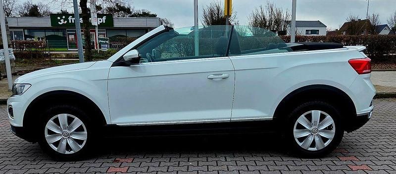 Gebraucht VW T-Roc Cabriolet 150 PS (110 kW) 2021 Weiß Cabrio