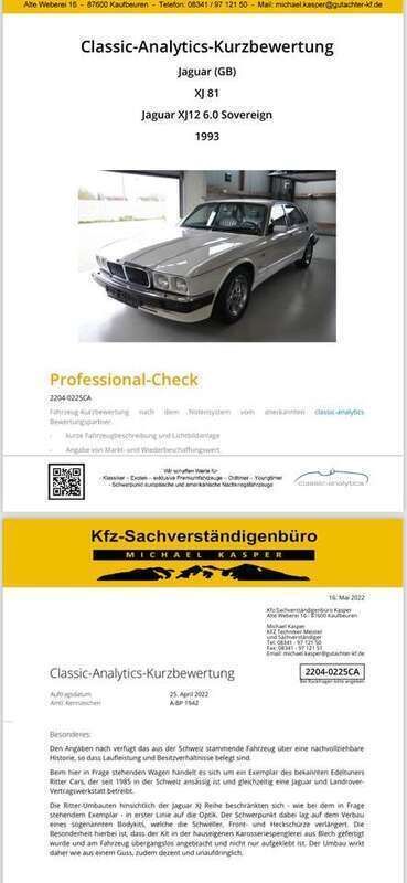 Gebraucht 1993 Jaguar XJ12 Limousine | 25.000 € - Bild 1/4
