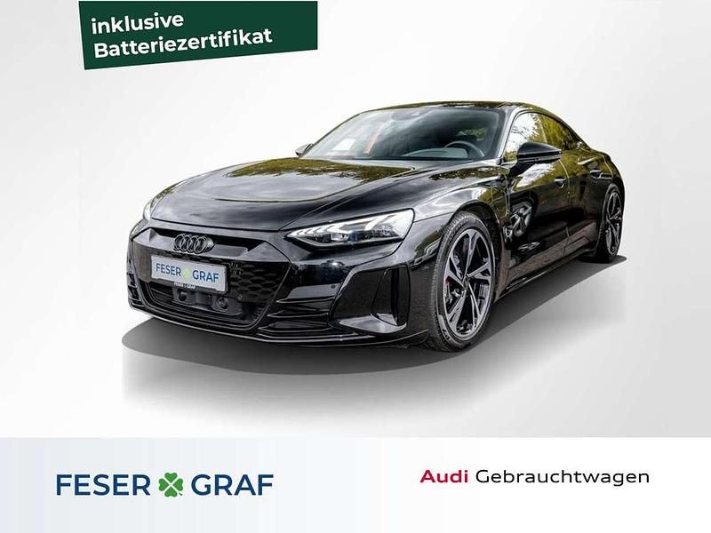 Mythosschwarz metallic Gebraucht 2023 Audi e-tron GT quattro Comfort Limousine | 64.990 € (Fairer Preis) - Bild 1/4