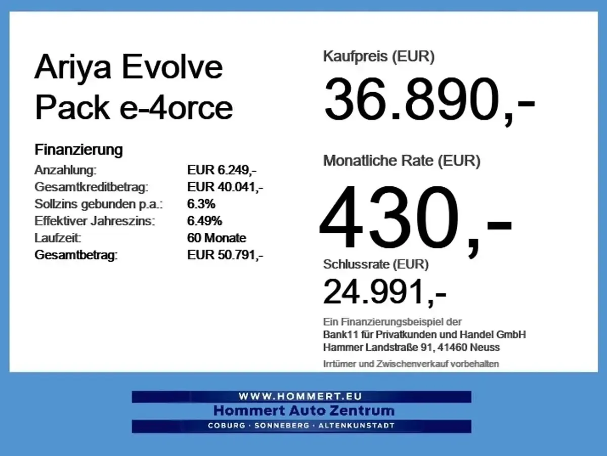Gebraucht Nissan Ariya Evolve 225 kW (306 PS) 2023 Ceramic grey SUV
