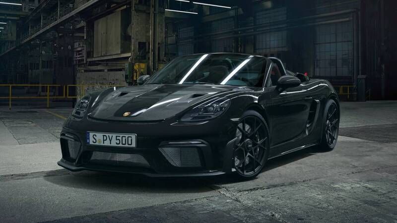 Schwarz Neu 2025 Porsche 718 Spyder | 187.996 € - Bild 1/4