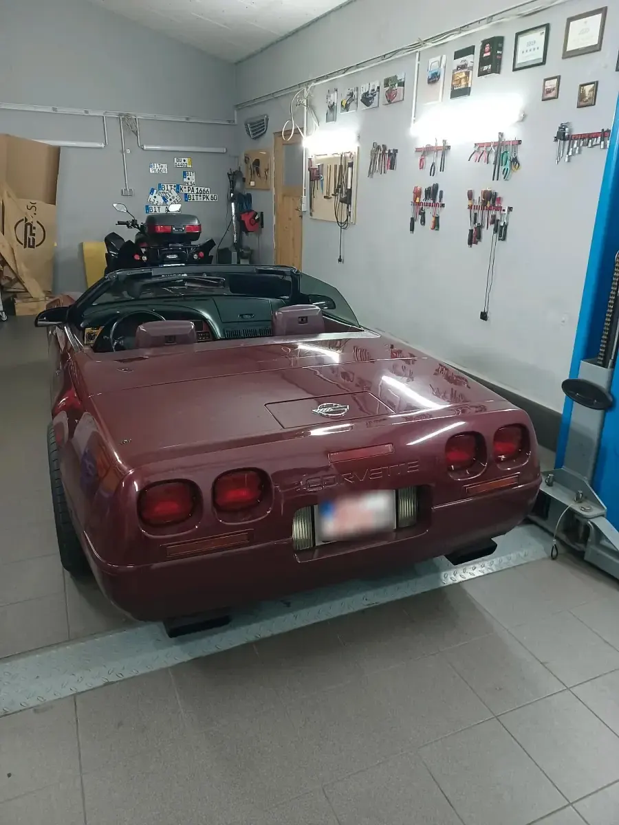 Second-hand Corvette C4 306 CP (225 kW) 1993 Roșu Cabrio