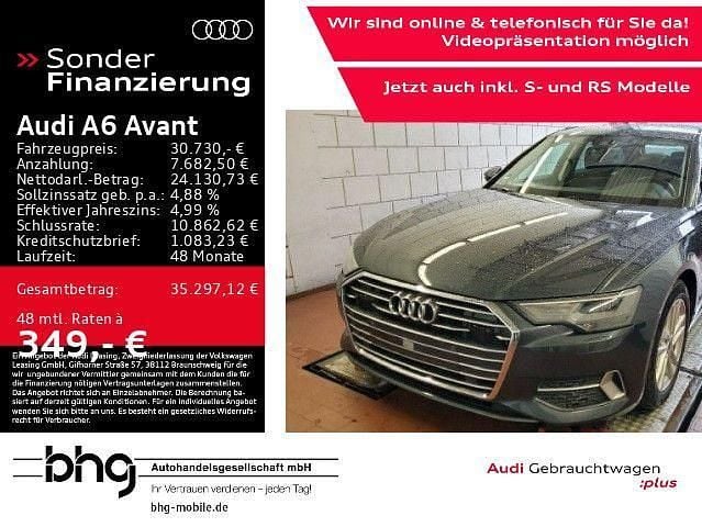 Manhattangrau metallic Gebraucht 2023 Audi A6 Sport Kombi | 30.730 € (Superpreis) - Bild 1/4