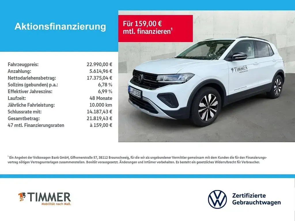 Gebraucht VW T-Cross Life 95 PS (69 kW) 2025 Andere SUV
