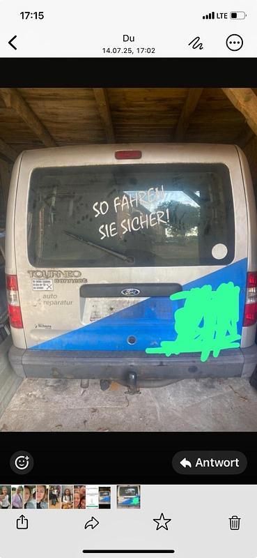 Silber Gebraucht 2003 Ford Tourneo Van / Kleinbus | 630 € - Bild 1/4