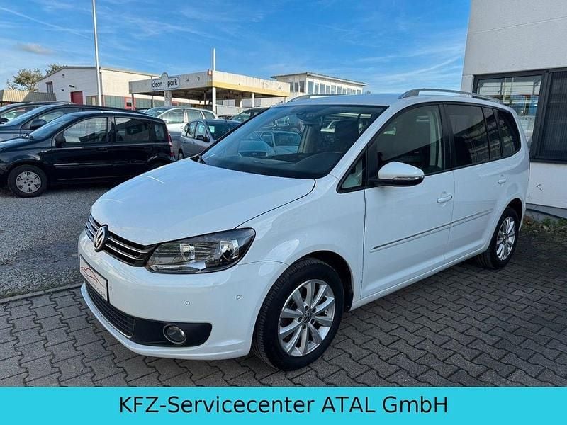 Gebraucht VW Touran Highline 140 PS (102 kW) 2015 Weiß Van / Kleinbus