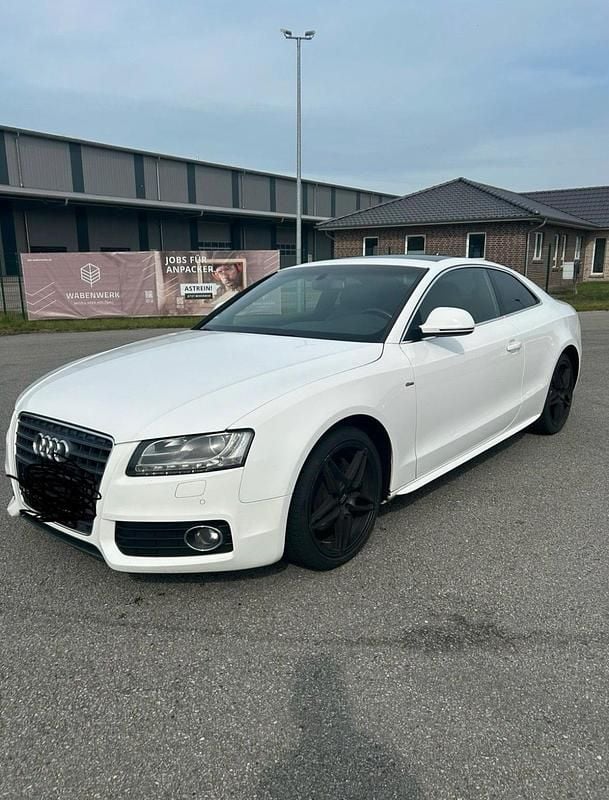 Weiß Gebraucht 2009 Audi A5 S-Line Coupé | 6.300 € (Superpreis) - Bild 1/4