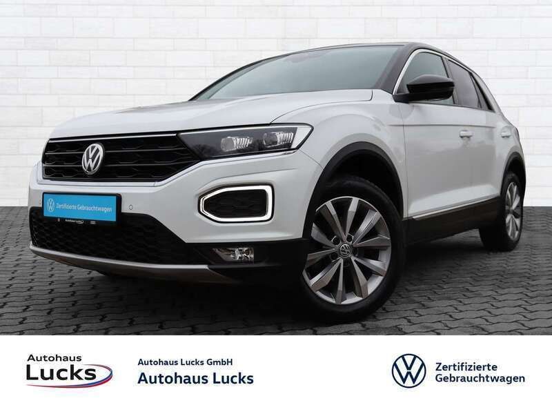 Weiß (pure white) Gebraucht 2019 VW T-Roc Style SUV | 21.829 € (Etwas zu teuer) - Bild 1/4