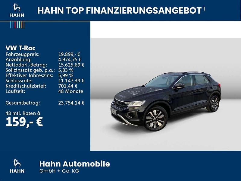 Gebraucht VW T-Roc Move 116 PS (85 kW) 2023 Deep black perleffekt SUV