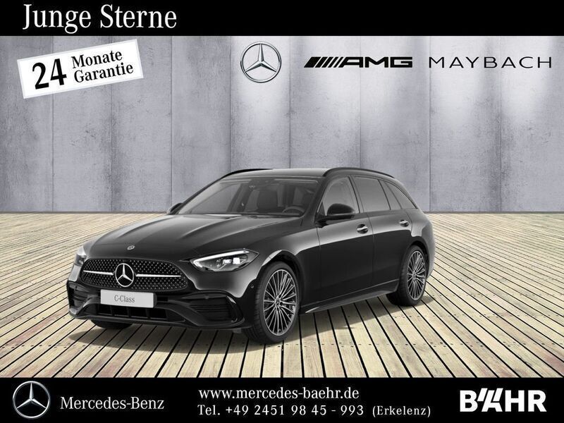 Unilack schwarz Gebraucht 2024 Mercedes C180 AMG Kombi | 41.950 € (Etwas zu teuer) - Bild 1/4