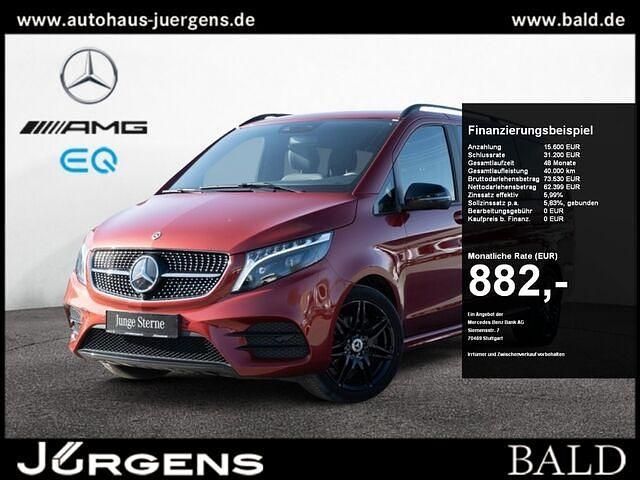 Hyazinthrot metallic Gebraucht 2024 Mercedes V300 Avantgarde Van / Kleinbus | 74.999 € (Teuer) - Bild 1/2