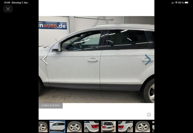 Second-hand Audi Q7 Performance 204 CP (150 kW) 2012 Alb SUV