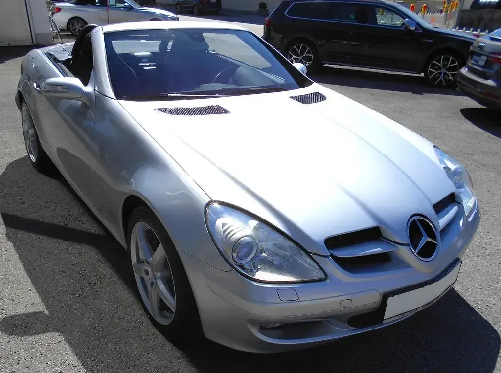 Gebraucht Mercedes SLK200 163 PS (119 kW) 2005 Silber Cabrio