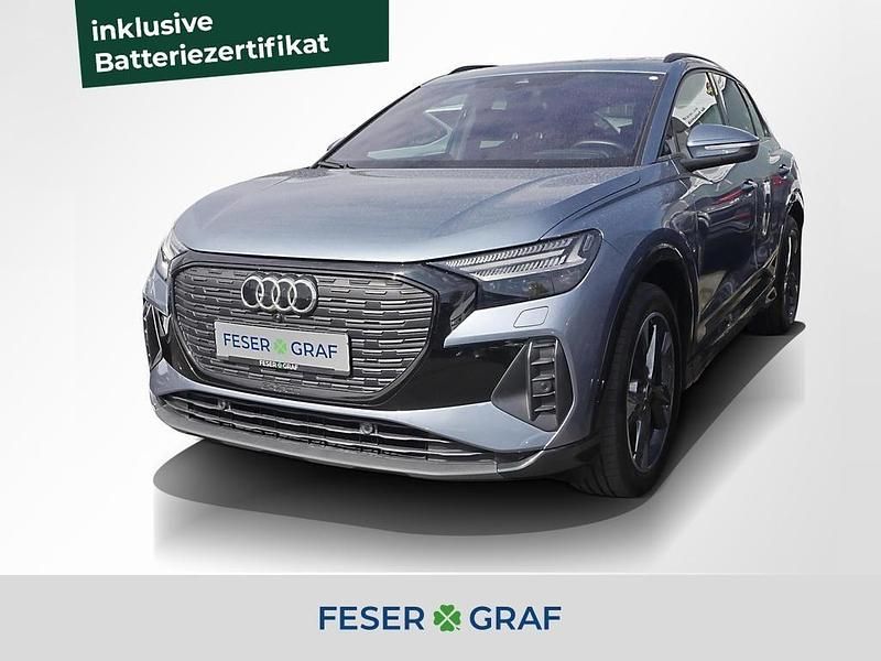 Geysirblau metallic Gebraucht 2023 Audi Q4 e-tron Ambiente SUV | 37.880 € (Fairer Preis) - Bild 1/4