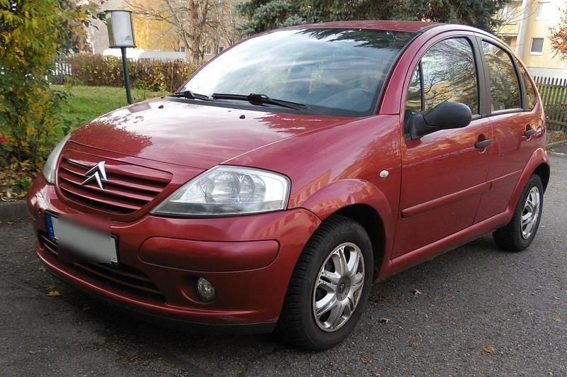 Rot Gebraucht 2005 Citroën C3 Kleinwagen | 750 € (Superpreis) - Bild 1/4