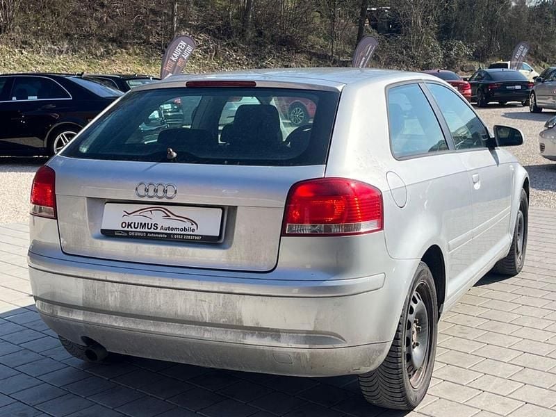 Gebraucht Audi A3 Attraction 102 PS (75 kW) 2007 Silber Kleinwagen