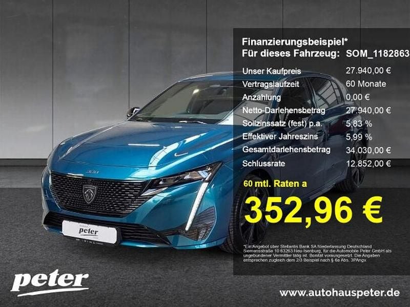 Met. obsession blau Gebraucht 2025 Peugeot 308 GTi Limousine | 27.940 € (Superpreis) - Bild 1/4