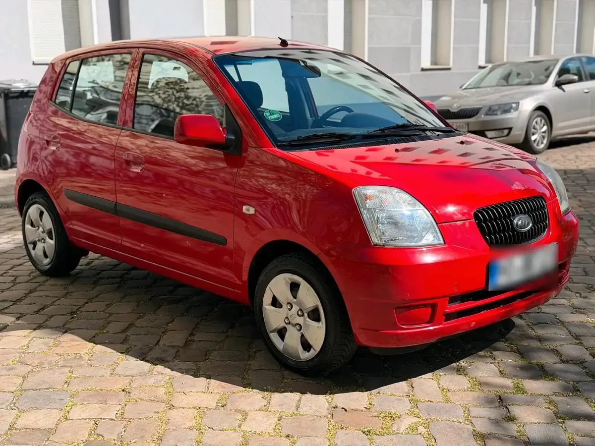 Gebraucht Kia Picanto 65 PS (47 kW) 2008 Rot Kleinwagen