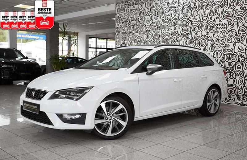 Weiß Gebraucht 2014 Seat Leon ST FR Sport Kombi | 11.890 € (Fairer Preis) - Bild 1/3